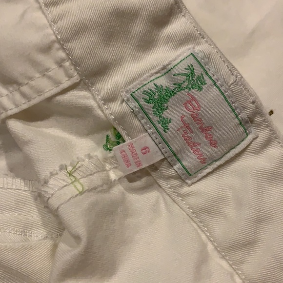 White Shorts with Palm Trees - Picture 9 of 11